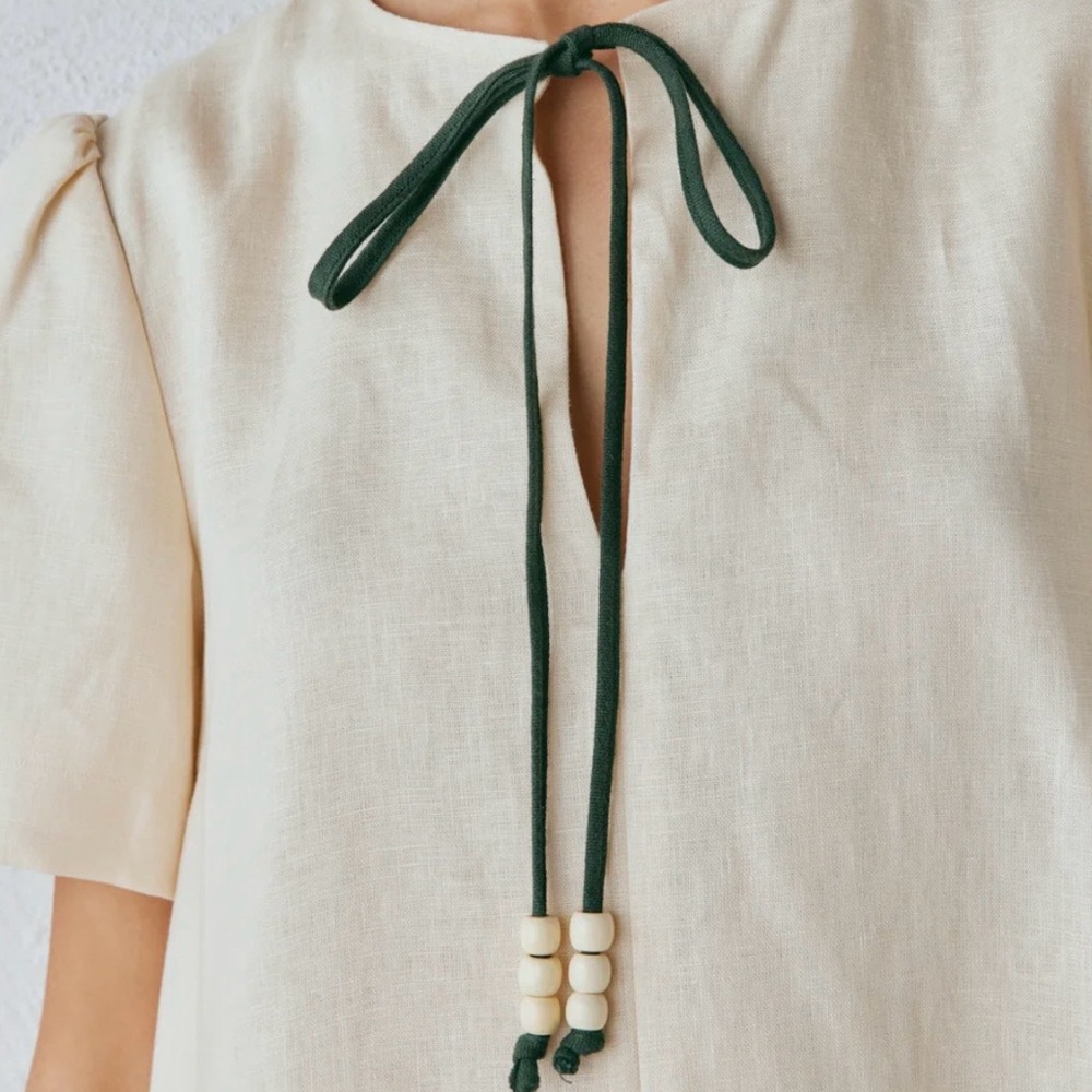 NWT - VRG GRL Olsen Linen Dress - Picture 2 of 3